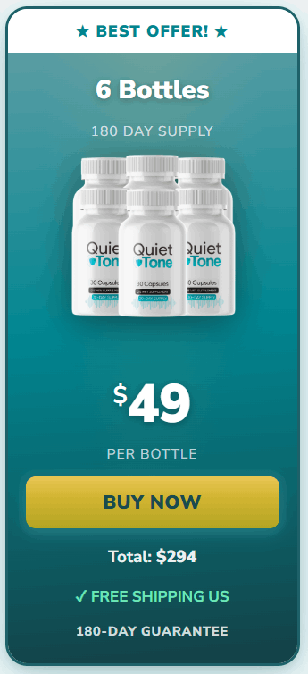 Buy Quiet Tone 6 Bottle